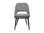 Eetkamerstoel Jenna lichtgrijs katoen/geweven linnen | set van 2