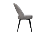 Eetkamerstoel Jenna lichtgrijs katoen/geweven linnen | set van 2