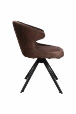 Eetkamerstoel Nashville congac velours