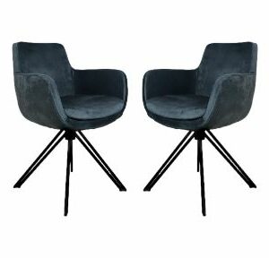 Eetkamerstoel Phoenix niagara blauw | set van 2