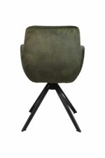 Eetkamerstoel Phoenix jungle groen velours | set van 2