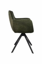 Eetkamerstoel Phoenix jungle groen velours | set van 2