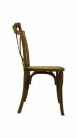 Eetkamerstoel Ravi naturel teak/rotan