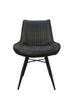 Eetkamerstoel Denver grijs polyester | set van 2