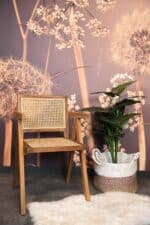 Eetkamerstoel Fern naturel mohanie/rotan