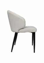 Eetkamerstoel Yuna creme teddy | set van 2