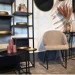 Eetkamerstoel Yuna taupe teddy | set van 2