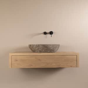 Badmeubel Bruno eikenhout met laden