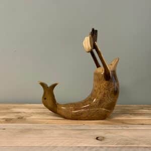 Decoratie eend liggend