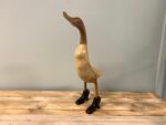 Decoratie eend vrouw staand