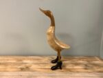 Decoratie eend vrouw staand