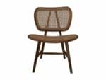 Eetkamerstoel Lugano naturel teak/rotan