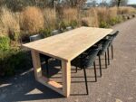 Douglashouten tafel Koa met U poten