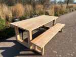 Douglashouten tafel Koa met U poten