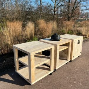 Steigerhouten buitenkeuken module Sol