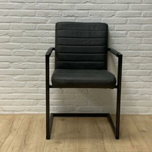 Eetkamerstoel Rais microvezel antraciet