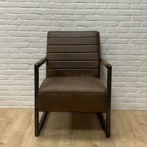 Fauteuil Ralf microvezel bruin
