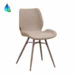 Stoel Jena taupe gerecycled polyester
