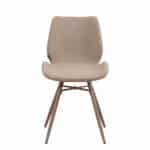 Stoel Jena taupe gerecycled polyester