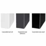 Poedercoat behandeling voor industriele frames