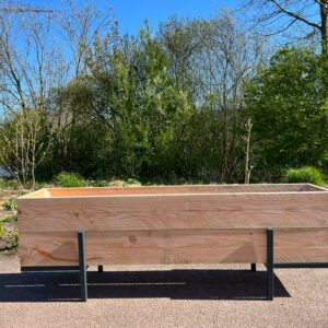 Douglas plantenbak Fayen met industrieel onderstel