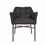 Stoel Aaron antraciet microvezel