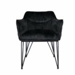 Stoel Jayron antraciet velvet