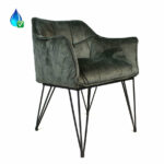 Stoel Jayron groen velvet