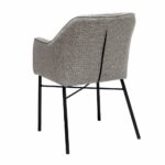 Stoel Chicago grijs velvet