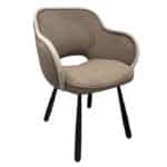 Stoel Storm stof chocolate