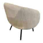 Fauteuil Mars beige stof