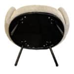 Fauteuil Mars beige stof