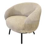 Fauteuil Mars beige stof