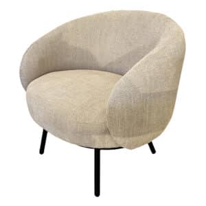 Fauteuil Mars beige stof