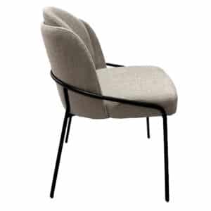 Stoel Fjord stof beige