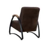 Fauteuil Ivy bruin eco-leer
