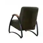 Fauteuil Ivy olijfgroen eco-leer