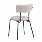 Stoel Lyon beige gerecycled polyester