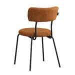 Stoel Lyon cognac eco-leer