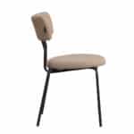 Stoel Lyon taupe gerecycled polyester