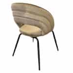 Stoel Rainbow stof sand white