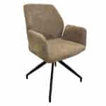 Stoel Storm stof bruin