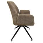 Stoel Storm stof bruin