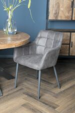 Stoel Bronco microvezel antraciet