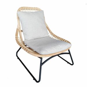 Fauteuil Brix bowi rotan naturel