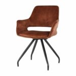 Stoel Capp velvet roest | set van 2
