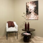 Stoel Denver chenille wit