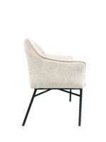 Stoel Denver chenille wit