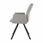 Stoel Diana stof taupe