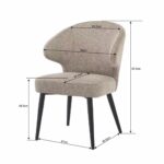 Stoel Donna katoen beige